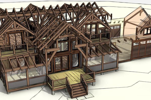 Lake-of-Woods-Cottage-Ontario-Canadian-Timberframes-Design-Timber-View